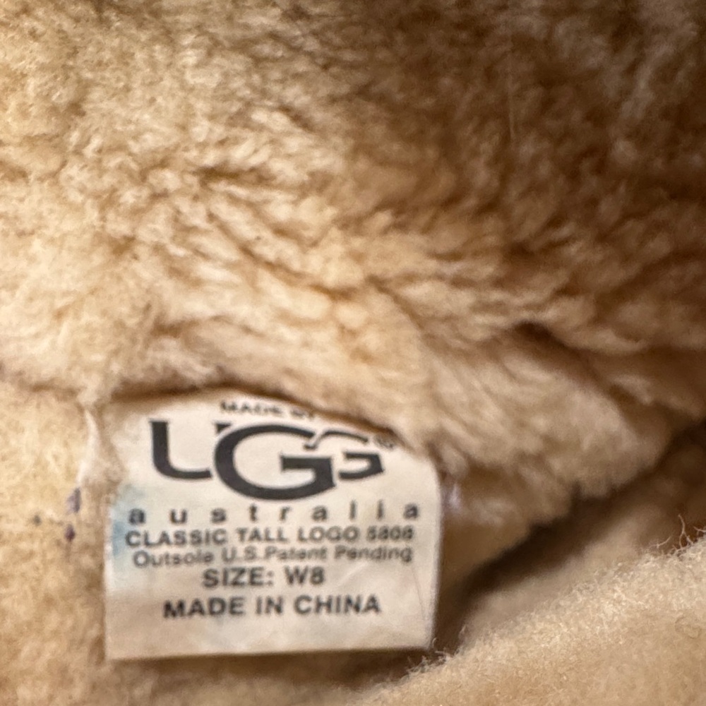 UGG Brown Shearling-Lined Winter Boots - Picture 6 of 11